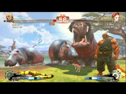 SSF4: Bullcat (Gouken) VS utmr (Cammy) - Fixed Audio