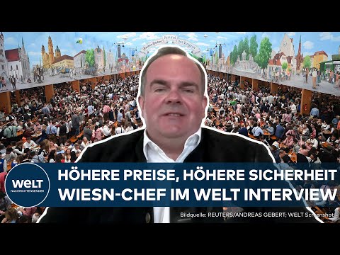 Video Thumbnail: MÜNCHNER OKTOBERFEST: Strenge Kontrollen und hohe Bierpreise! | Wiesn-Chef im WELT Interview