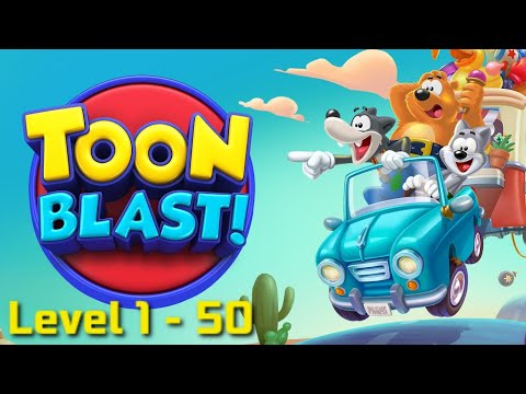 Toon Blast Level 1 - 50