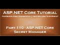 ASP NET Core Secret Manager