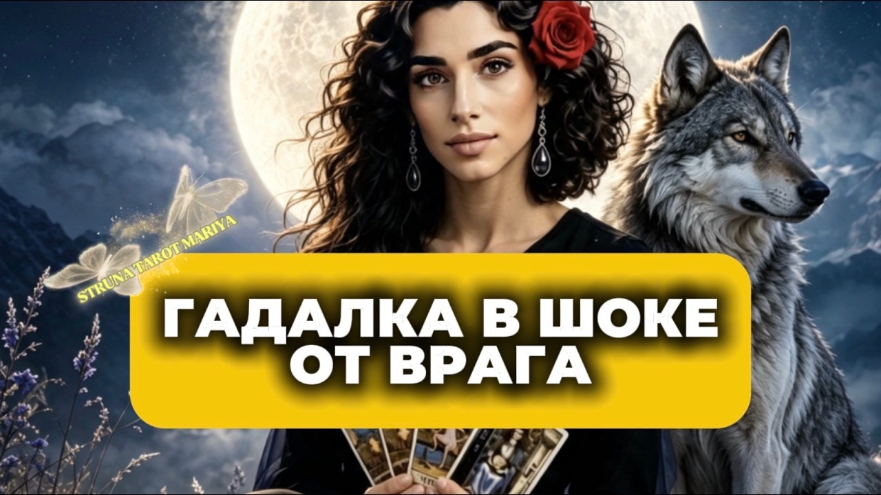 ‼️🔥Таро новость❗️Гадалка онемела❗️Она увидела участь врага, что пришла