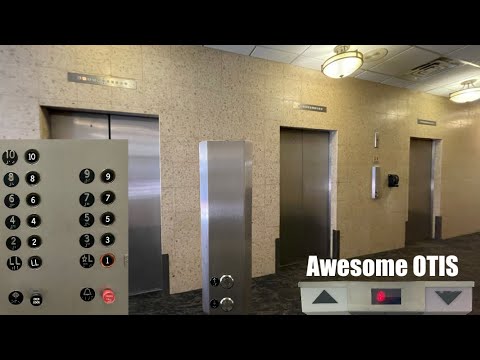 Cool Indicators! Awesome Vintage OTIS Traction Elevators @ City Centre One - Youngstown, OH