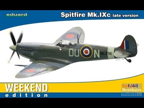 AlexModelling "OUTBOX REVIEW " EDUARD 1/48 SPITFIRE Mk.IXc late version weekend edition"