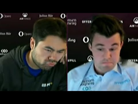 Hikaru Nakamura Resigns and He Doesn't Even Wait to See Magnus Carlsen's Move