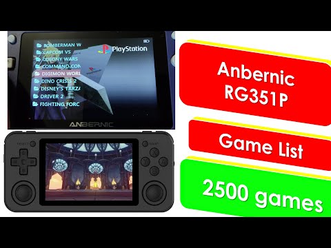 Anbernic RG351P Game List