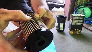 Fuel Filter inspection Duramax 2012