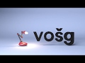 Vošg 3D Logoanimation Pixar Parody Maya