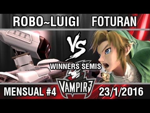 [Vampir3 Mensual #4] Robo~Luigi (Cloud, Rob) vs FotuRAN (Link) SSB4 Winners Semis - Top 8