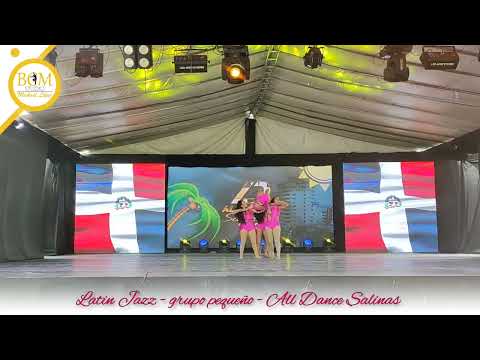 All Dance Salinas 2022 Latin Jazz grupo pequeño 2do. lugar