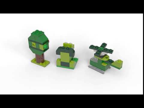 Конструктор LEGO Classic «Зелёный набор для конструирования» 11007 / 60 деталей