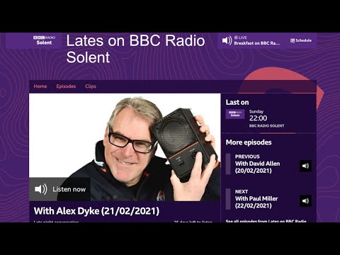 10cc Bake-off #5: Paul McNulty interview with Alex Dyke, BBC Radio Solent, 21/02/21