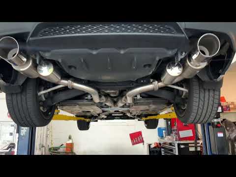 2017 lexus is 300 f sport AWD mid-pipe+cat-back Becker 3”