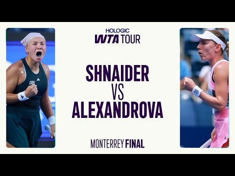 Diana Shnaider vs. Ekaterina Alexandrova | 2025 Monterrey Final | WTA Match Highlights