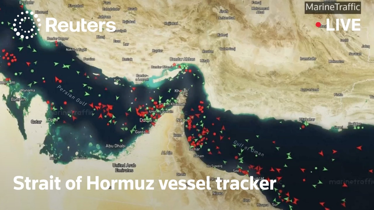 Video | LIVE: Vessel tracker shows Strait of Hormuz as US, Iran reach peace deal