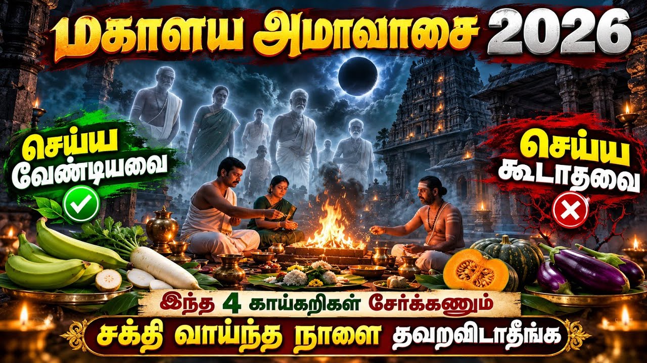 மகாளய அமாவாசை 2026 | மிகவும் சக்தி வாய்ந்த ஒருநாள் எளிய 