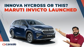 Maruti Invicto Launched in India | vs Toyota Innova Hycross? | CarWale