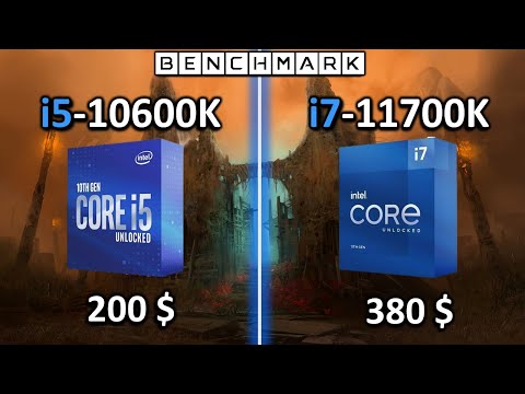 Intel i5-10600K vs i7-11700K // Test in 7 Games // RTX 3090