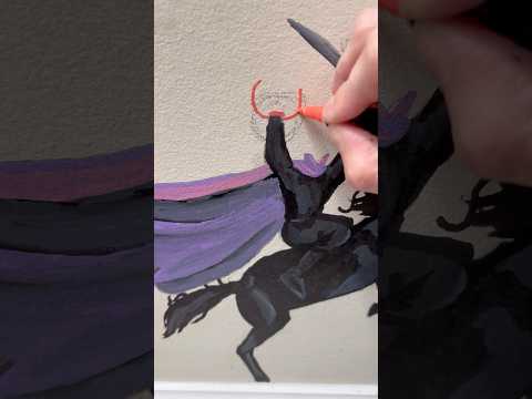 The headless horseman from sleepy hallow ichabab crane had been added to the horse wall.