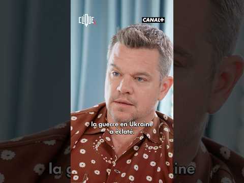Matt Damon : "La guerre nucléaire a occupée tous les esprits" - CANAL+ #shorts