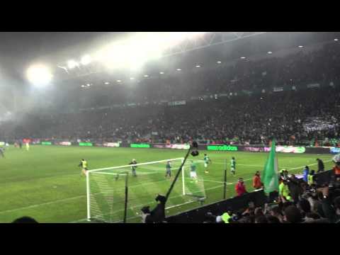 ASSE LYON 3-0 fin de match énorme 30/11/2014