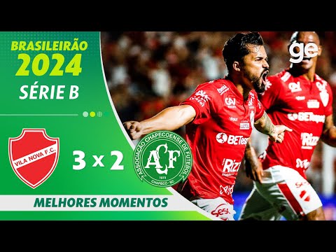 Gols e lances de Vila Nova-GO x Chapecoense