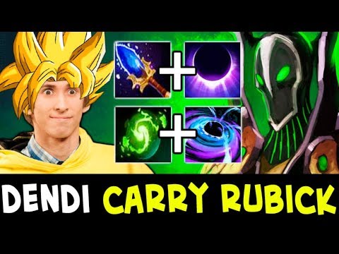 Dendi CARRY Rubick — GOD ULTIMATES Aghanim + Refresher