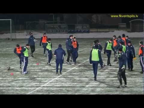 26.01.13 (Тренировка - радость в любой минус! ) FK Ventspils