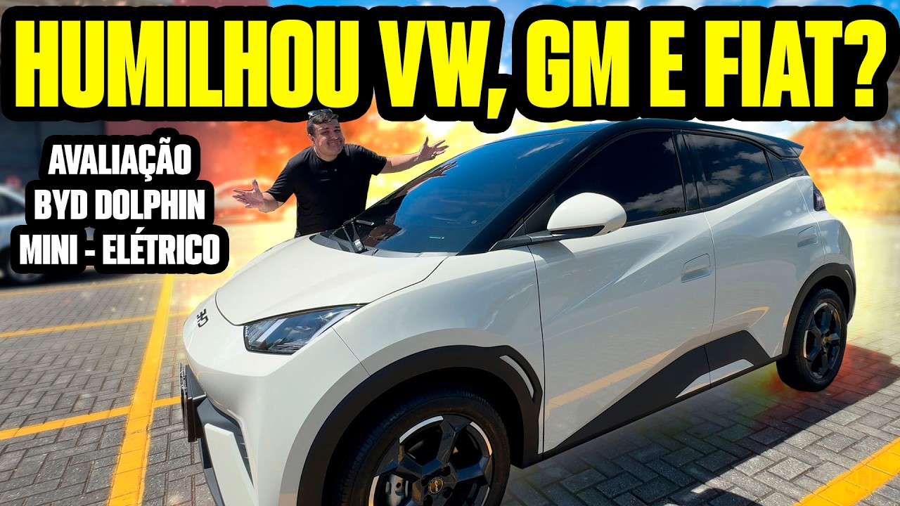 BYD Dolphin Mini: segundo carro de passeio mais vendido do Brasil em setembro de 2026 e seminovo com giro mais rápido