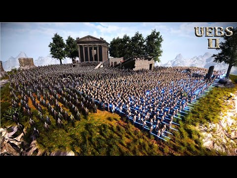 5,000 ARCHERS & 2,000 LASER KNIGHTS vs 1,000,000 ZOMBIES | Ultimate Epic Battle Simulator 2 | UEBS 2