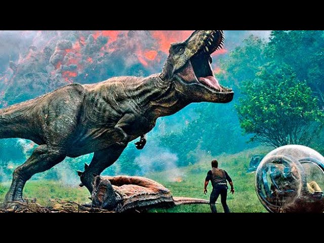 Vídeo relacionado con Jurassic World: Fallen Kingdom Raptor Blue Logo Camiseta