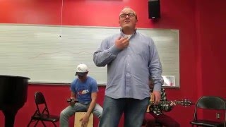 Daniel Bertilson singing "Psalm 139 (Far Too Wonderful)" by Shane & Shane