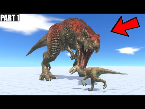 T-REX vs ALL UNITS | T-REX vs EVERY UNIT (Part 1) Dinosaur game, Godzilla, King Kong GORO THE GIANT