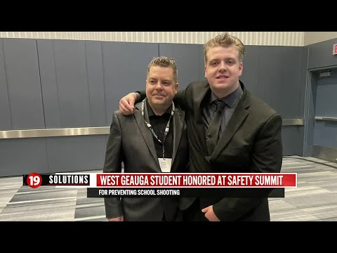 West Geauga student honored for stopping a shooting at the school