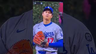 大谷翔平、フィリーズ戦、始まりました、大谷先発です‼️見守ります。7回ホームラン逆転5:3。ドジャース勝ちました、佐々木がクローザー‼️