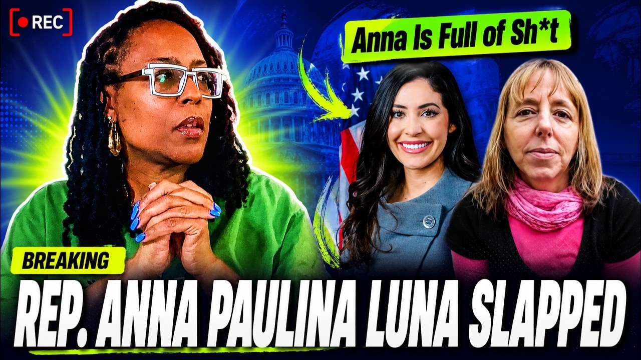 Rep. Anna Paulina Luna SLAPPED By The Code Pink Lady!