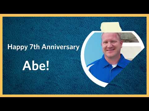 Congratulations Abe - 7 Years!