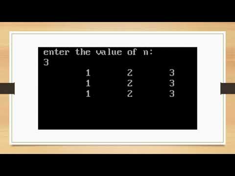 Nested While Loop C Programming Tamil
