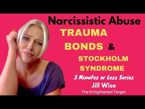 Narcissistic Abuse and Trauma Bonds & Stockholm Syndrome (3 Minutes or Less)