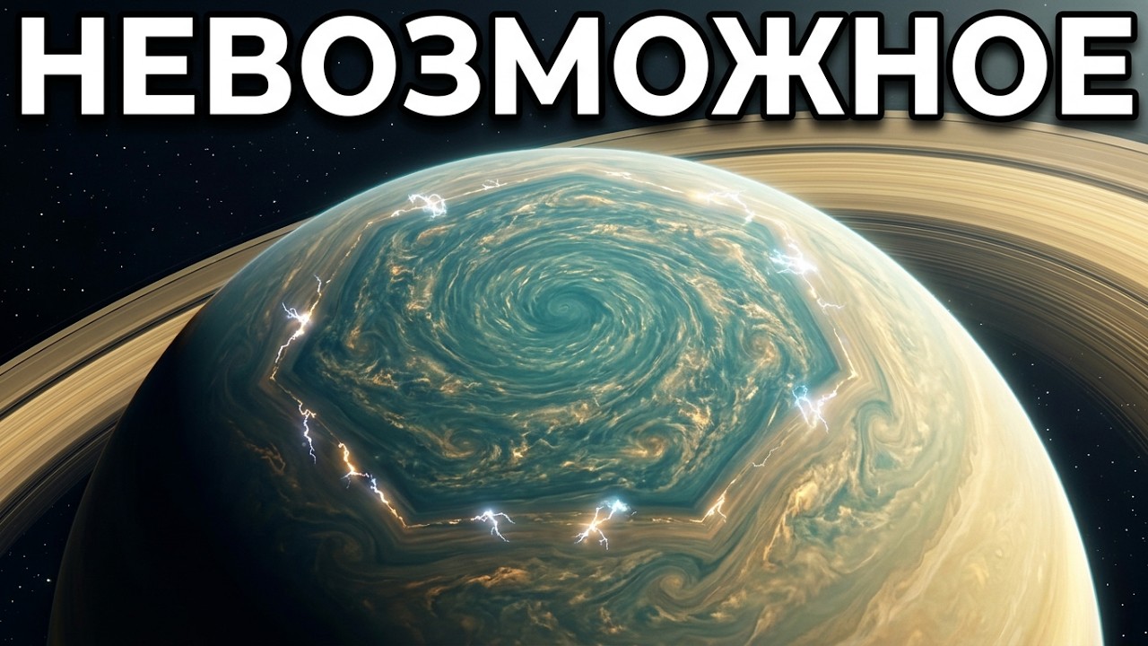 На Сатурне только что обнаружили гигантский десятиугольник