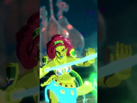 Urbosa fights Thunderblight Ganon! #legendofzelda #zelda #hyrulewarriors #ageofcalamity #shorts