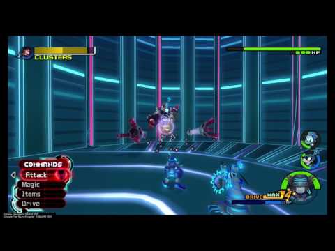 KINGDOM HEARTS - HD 2.5 CRITICAL mode - Space Paranoids Boss