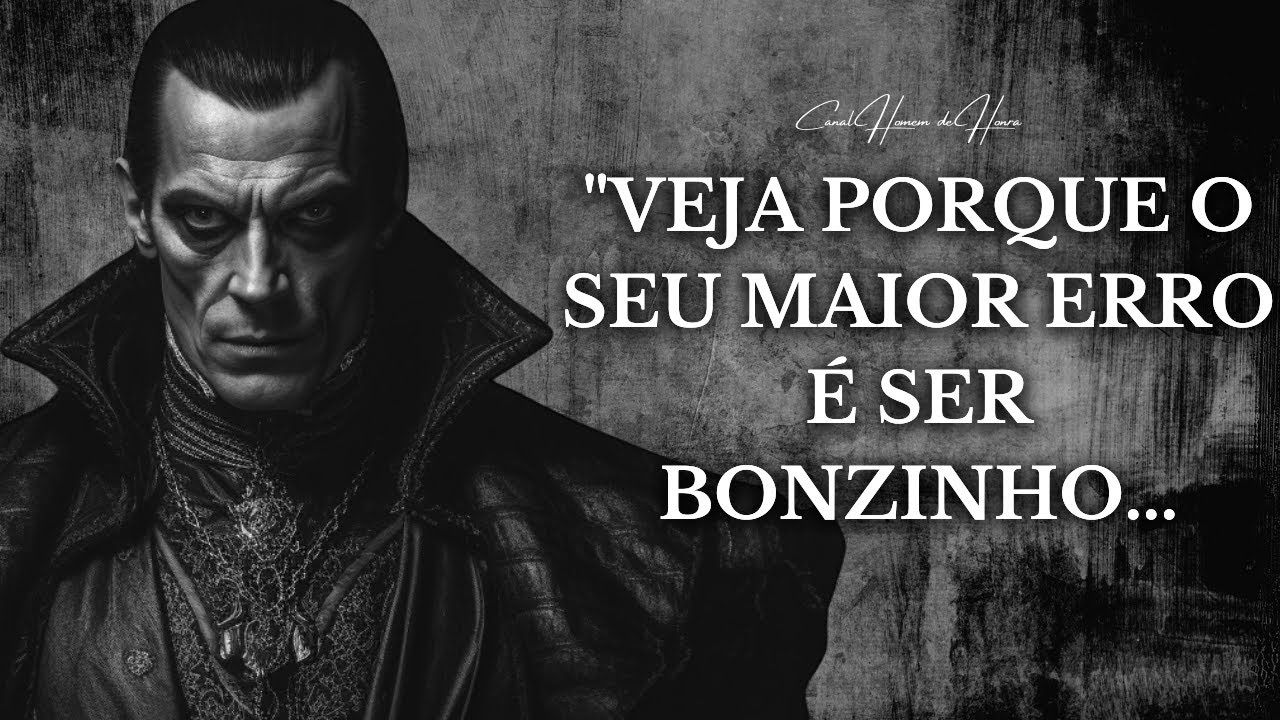 O SEU PROBLEMA É SER BONZINHO (Aprendendo com Maquiavel) Filosofia