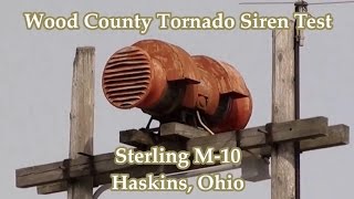 preview picture of video 'Haskins, OH Sterling M-10 Siren Test 3-7-15'
