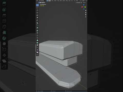 [Stapler] Blender Low Poly Modeling Day 217/365