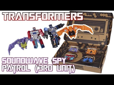 Transformers Generations Selects Micromaster WFC-GS10 Soundwave Spy Patrol (3rd Unit)