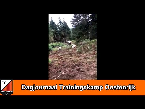 04 Trainingskamp FC Zutphen varkens achtervolging
