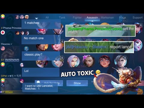 1 MATCH LANCELOT PRANK 🤣  | * Teammate Auto Toxic * | Lancelot Carried Hard Later | MLBB