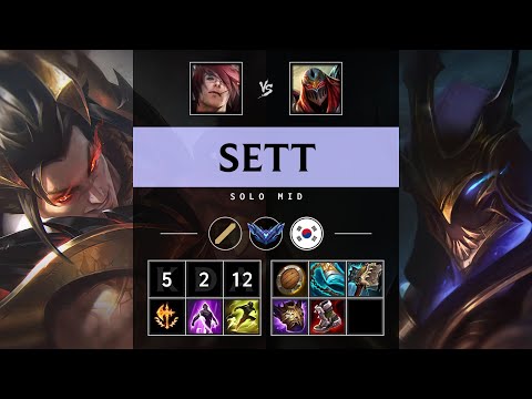 Sett Mid vs Zed - KR Diamond Patch 25.08