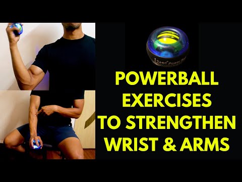 Powerball Exercises | Train Your Forearms At Desk | Wrist Rehab