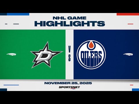 NHL Highlights | Stars vs. Oilers - November 25, 2025